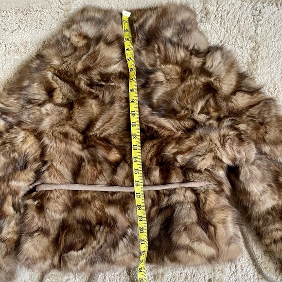 Brand New Reversible Golden Sable Fur Jacket made in Italy - Picture 13 of 16